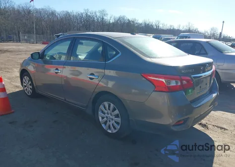 2016 Nissan Sentra Sv z USA, uszkodzony, nr VIN 3N1AB7AP9GL648259